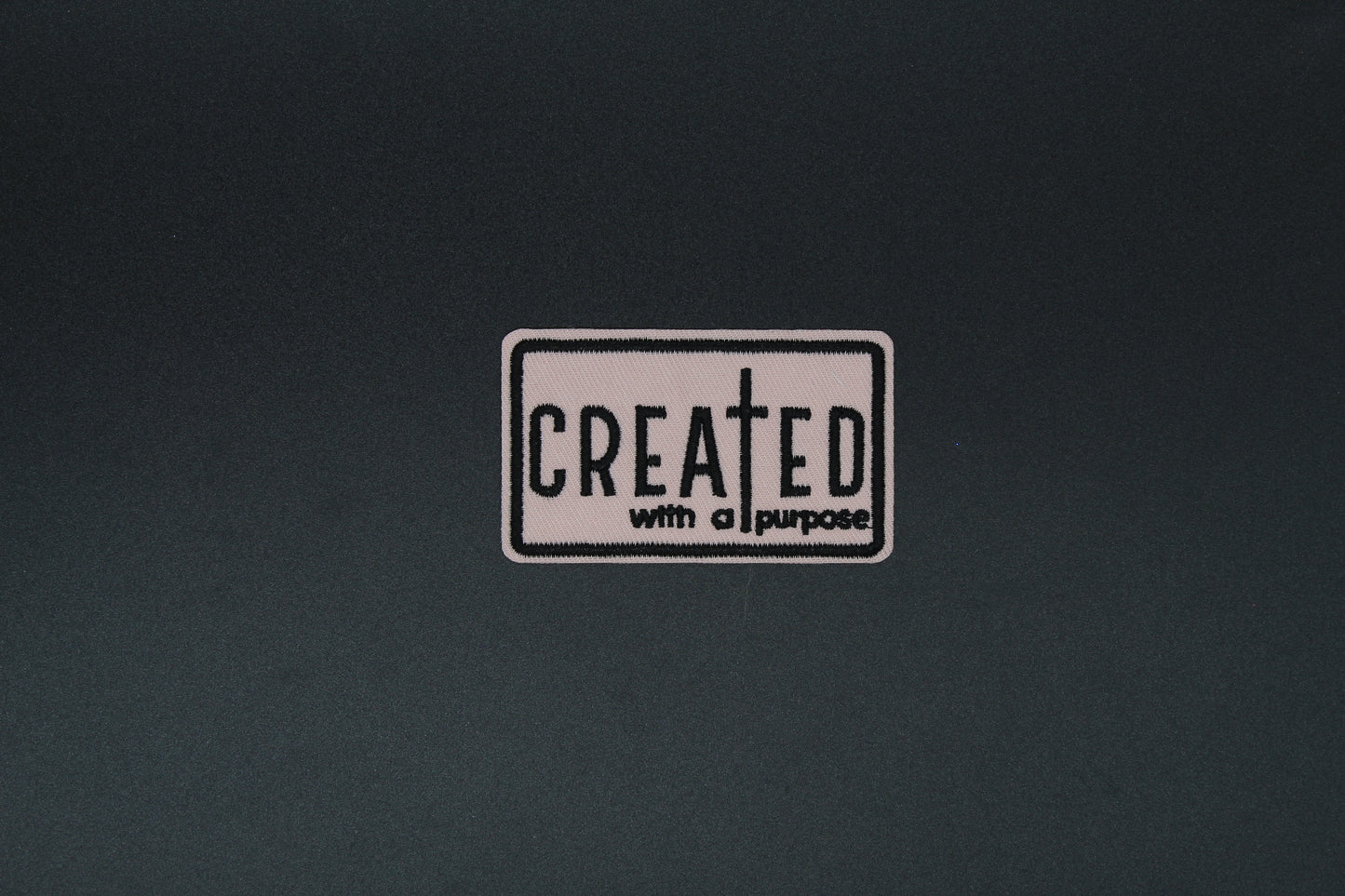 Created With a Purpose Embroidered Iron-On Patch
