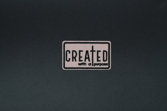 Created With a Purpose Embroidered Iron-On Patch