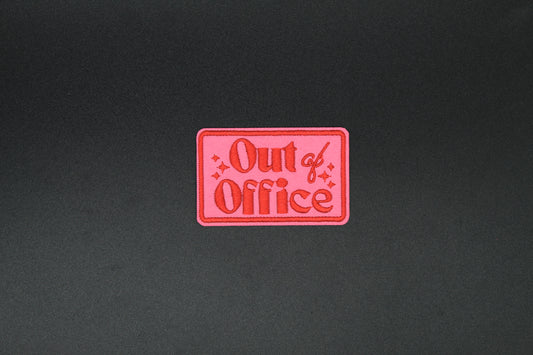 Out of Office Embroidered Iron-On Patch