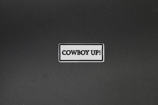 Cowboy Up! Iron-On Patch