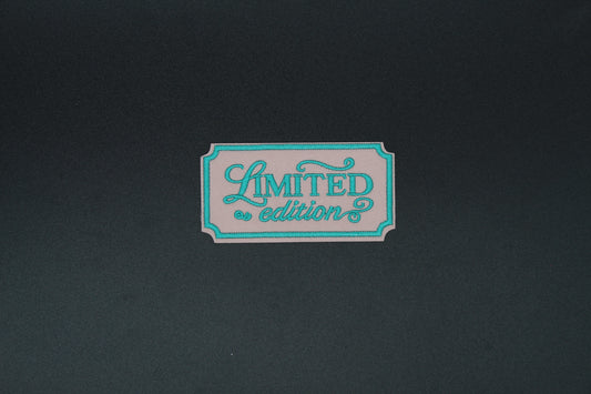 Limited Edition Embroidered Iron-On Patch