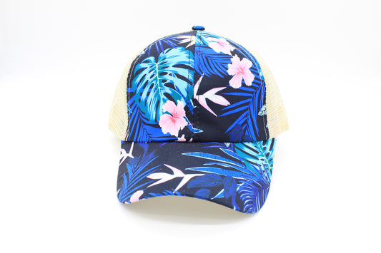 Island Breeze Criss-Cross Ponytail Hat