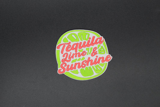 Tequila Lime & Sunshine Iron-On Patch