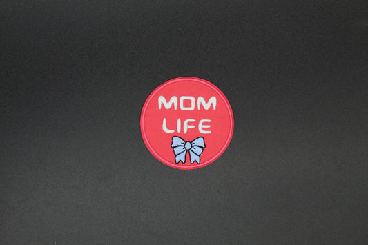 Mom Life Iron-On Patch