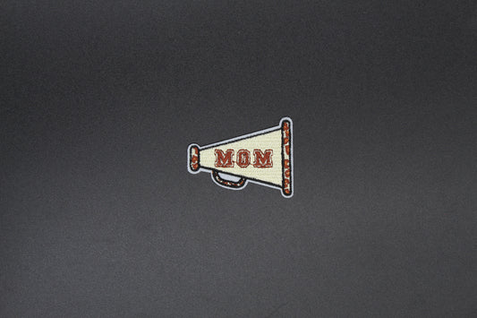 Mom Megaphone Iron-On Patch