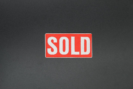 Sold Iron-On Patch
