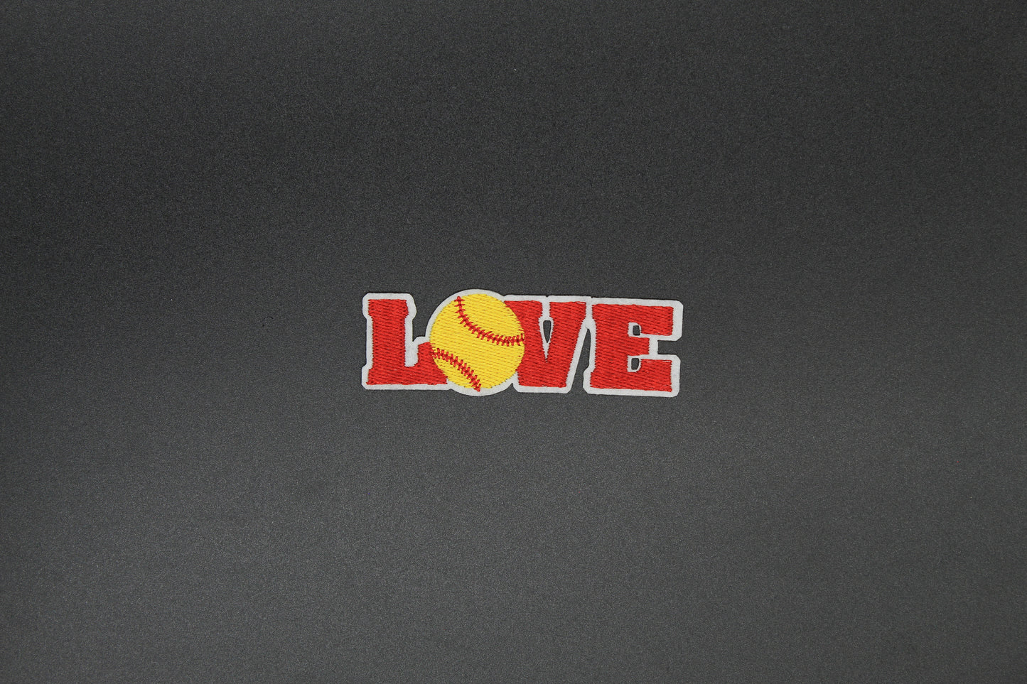 Softball Love Iron-On Patch