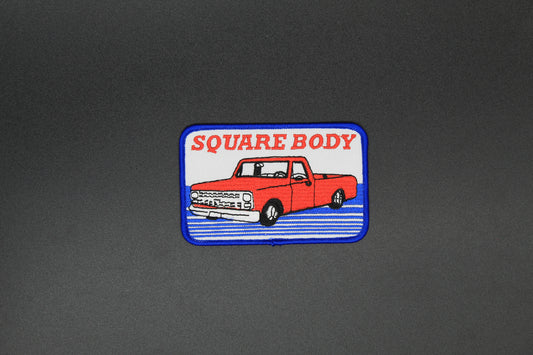 Square Body Truck Iron-On Patch