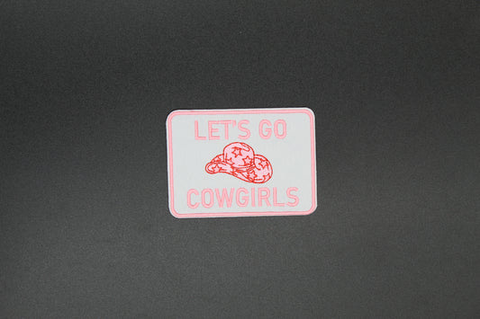 Let’s Go Cowgirls Iron-On Patch