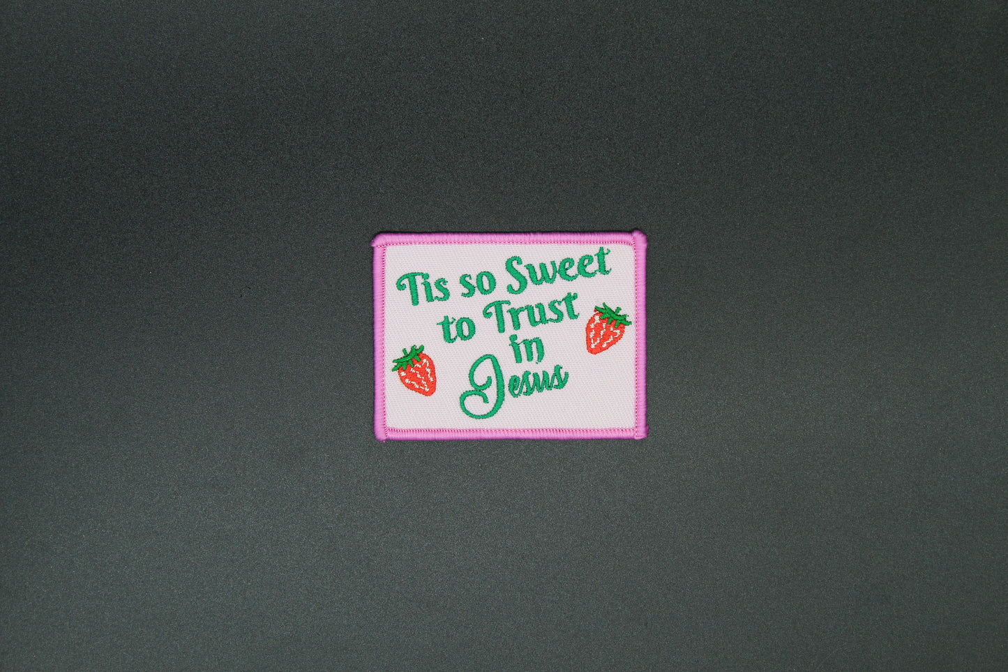 ’Tis So Sweet to Trust in Jesus Iron-On Patch