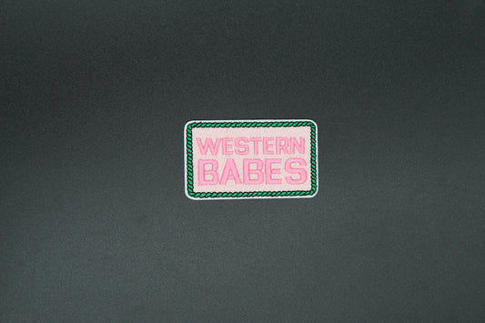 Western Babes Iron-On Patch