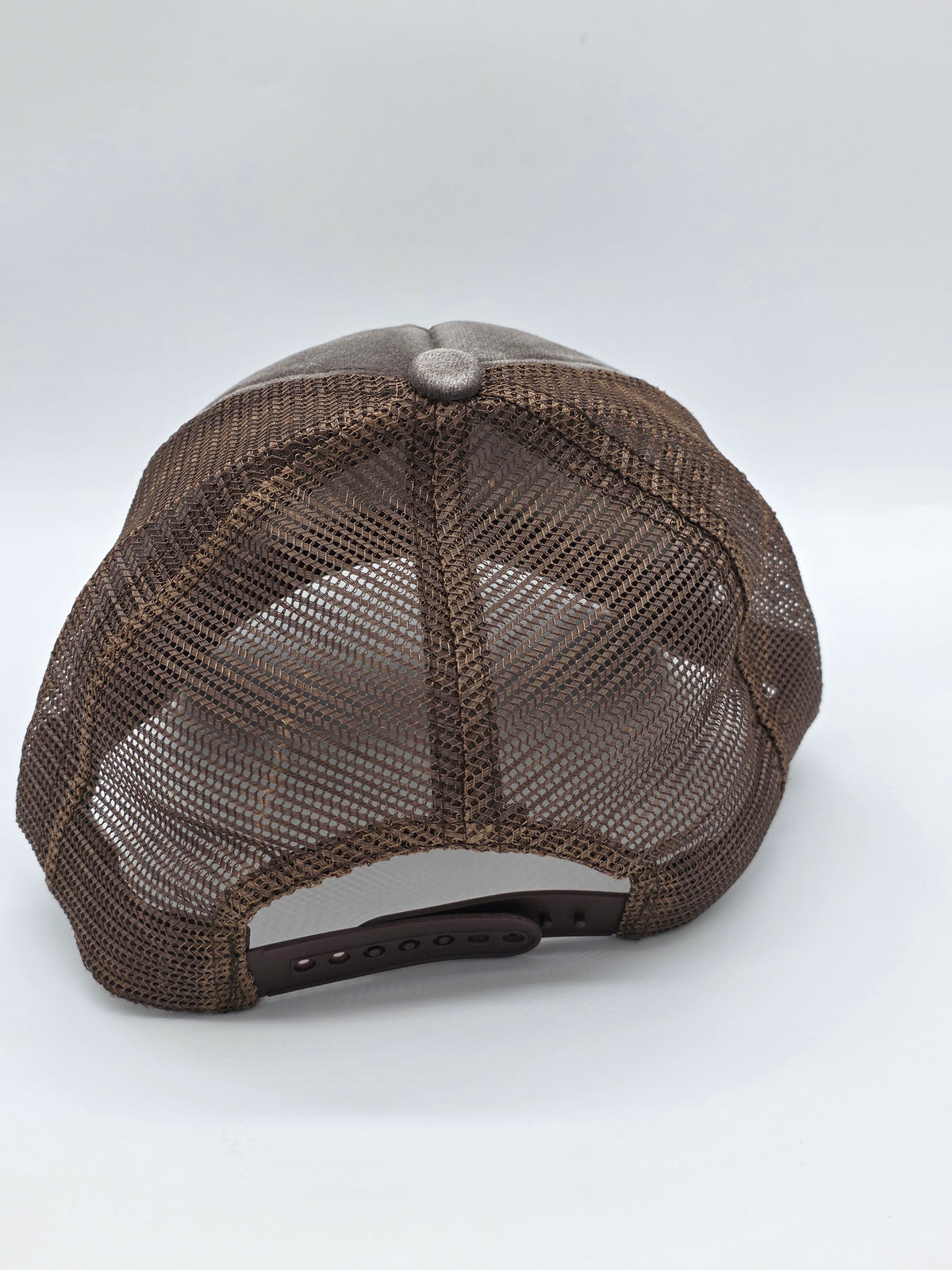 Distressed Brown Foam Trucker Hat
