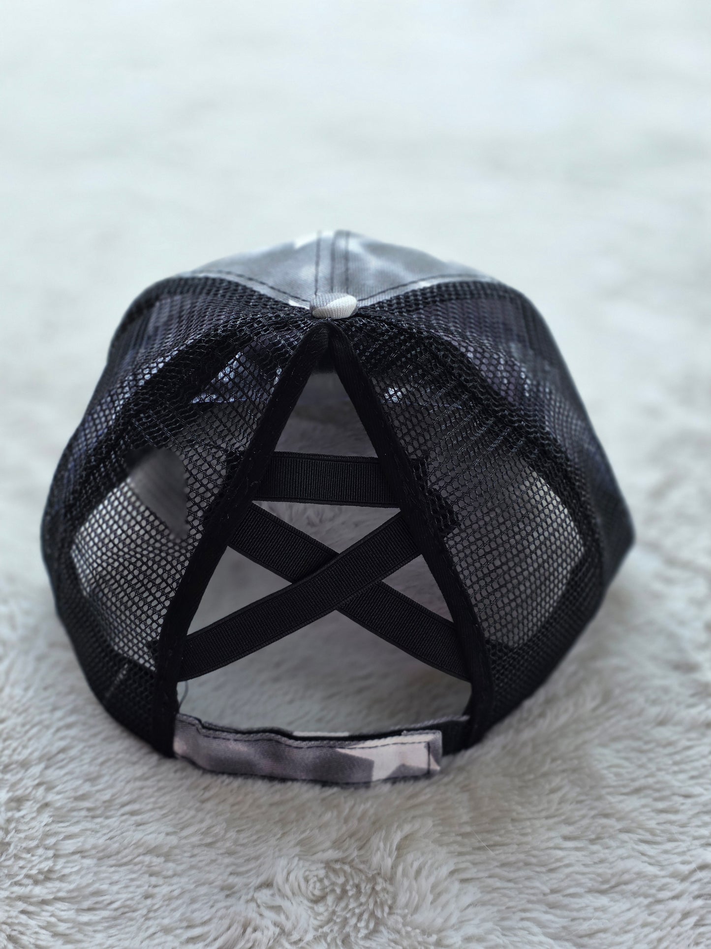 Black Stars American Flag Trucker Hat